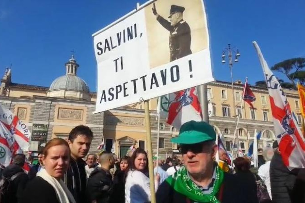 Salvini minaccia il PD... e non dovremmo chiamarlo fascista?