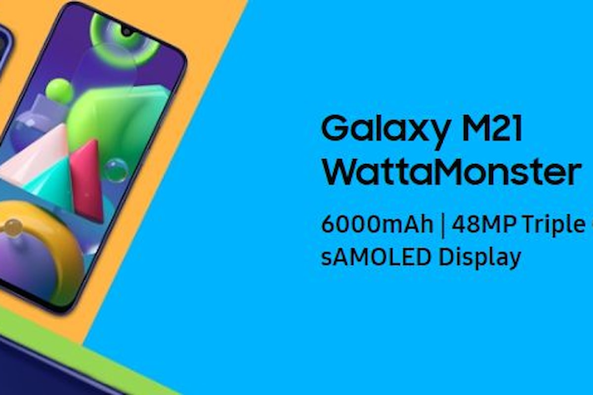 Samsung Galaxy M21 arriva ufficialmente in Italia: grande batteria, buone caratteristiche tecniche e prezzo interessante