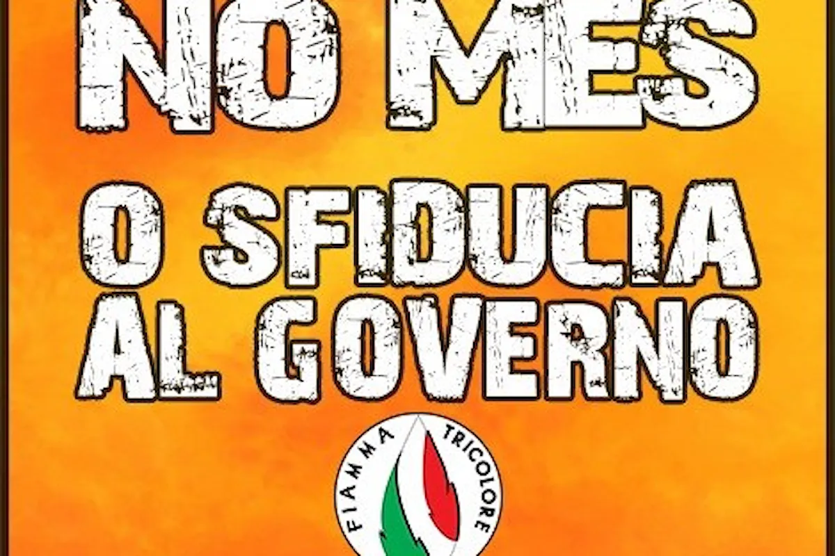 Il Movimento Sociale Fiamma Tricolore dice No al Mes