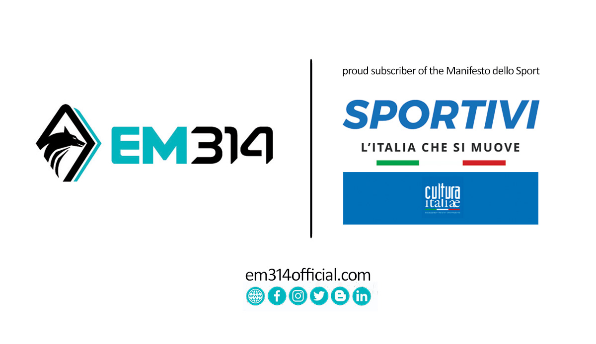 Emmanuele Macaluso “EM314” aderisce al Manifesto dello Sport