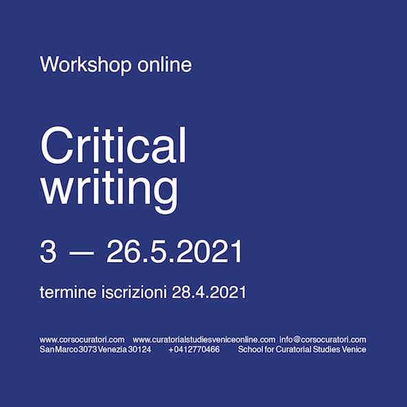 Corso online in critical writing