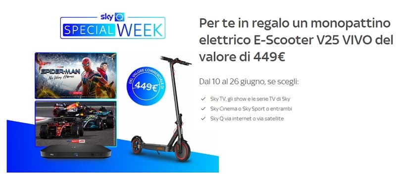 Sky stupisce tutti con un magnifico regalo per i nuovi abbonati