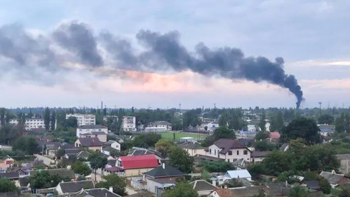 In Crimea esplode un deposito di munizioni, la Russia ne attribuisce la causa ad un incendio