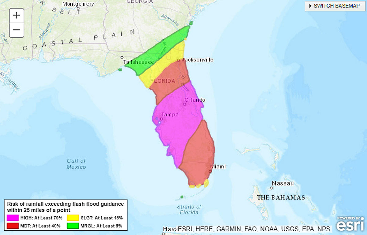 Preoccupazione per l'uragano Ian che tra mercoledì e giovedì attraverserà la Florida