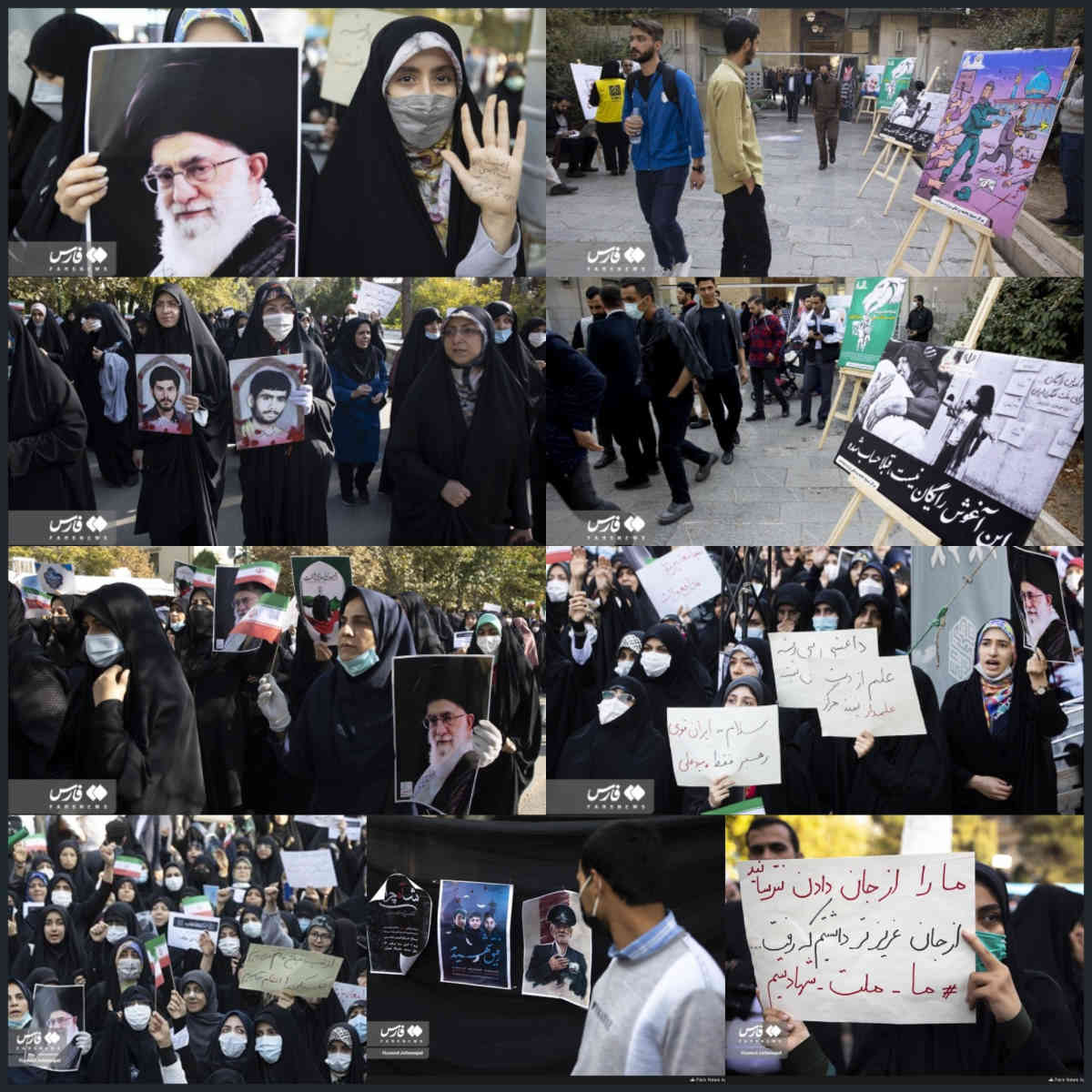 Gli studenti non hanno alcuna intenzione di fermare la protesta in Iran