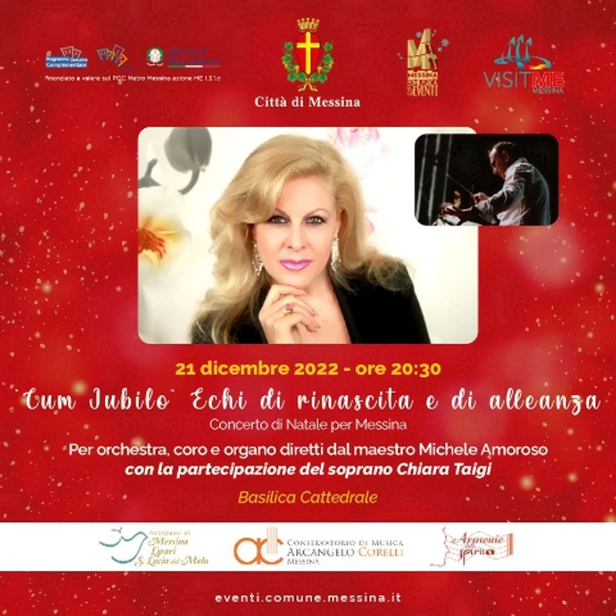 Chiara Taigi in concerto al duomo di Messina - 21 dicembre 2022 ore 20:30