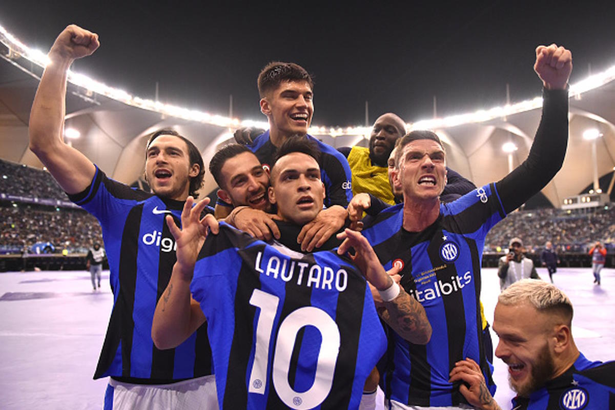 A Riad l'Inter conquista la sua settima supercoppa sconfiggendo il Milan per 3-0