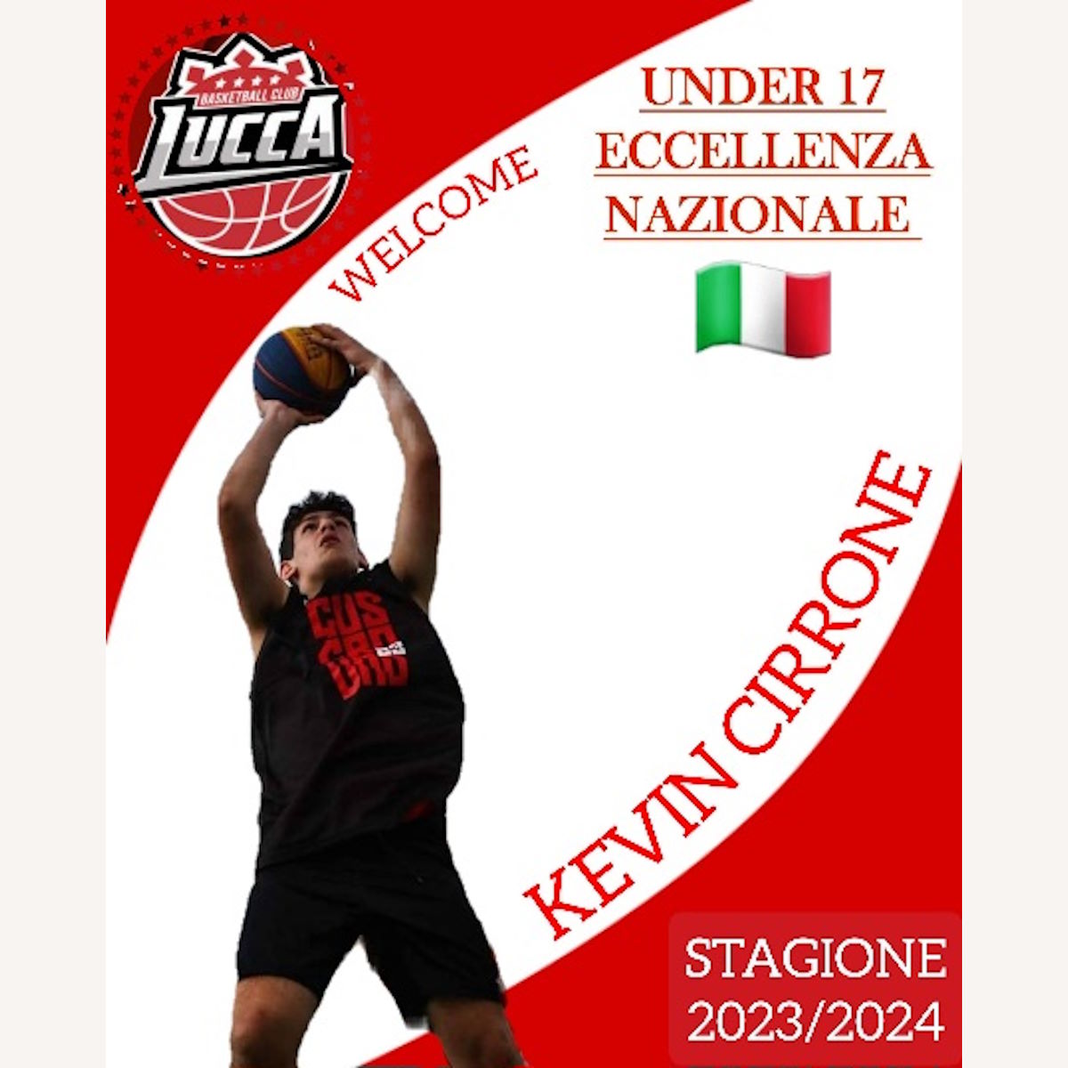 CIRRONE K. Vola al Basketball Club Lucca