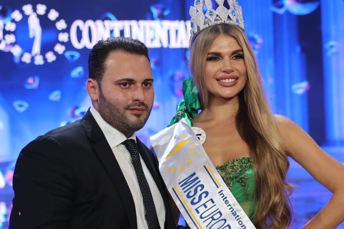 Grande spettacolo e tanti vip per Miss Europe Continental: ha vinto l’Ucraina con Yuliia Karpets