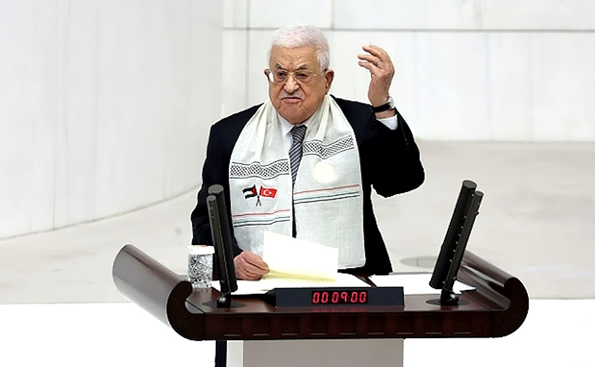 Mahmoud Abbas al Parlamento turco: mi recherò a Gaza anche a costo della vita