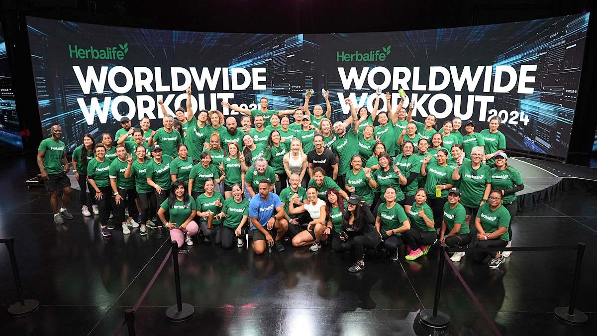 Herbalife conquista il titolo di Guinness World Records™ con il Worldwide Workout 2024