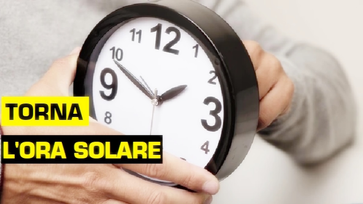 Il ritorno dell’ora solare!