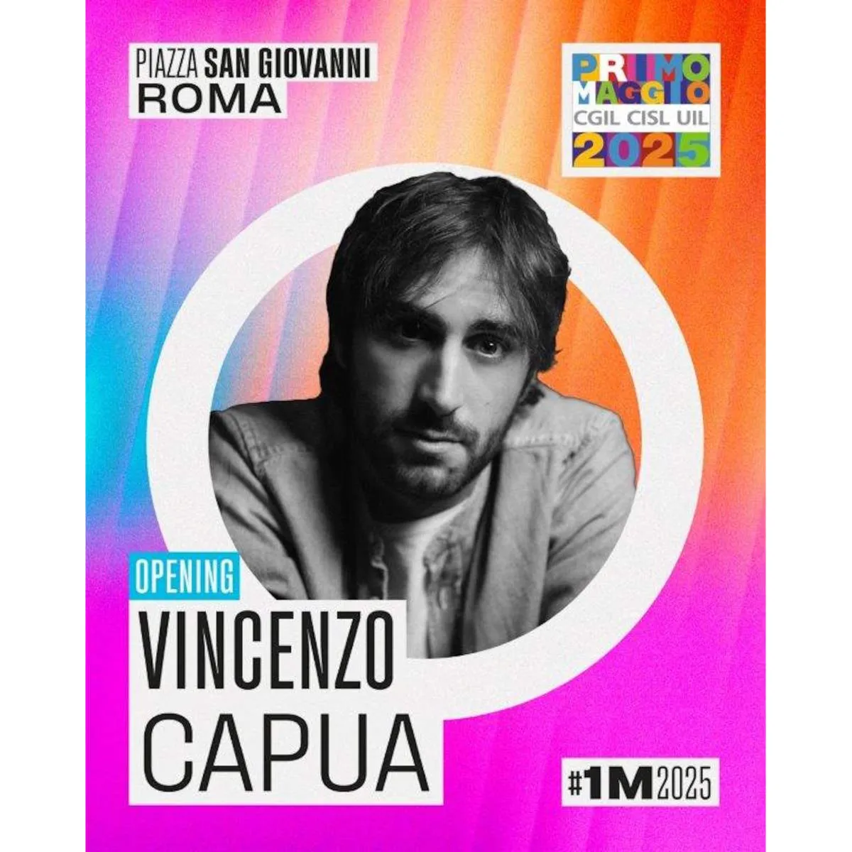 Vincenzo Capua al concerto del 1° Maggio