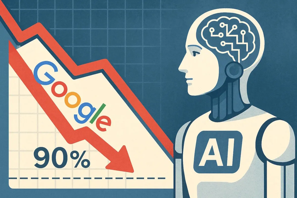 Google perde terreno: l'ascesa dell'intelligenza artificiale minaccia il suo monopolio nella ricerca online, ormai sotto il 90%