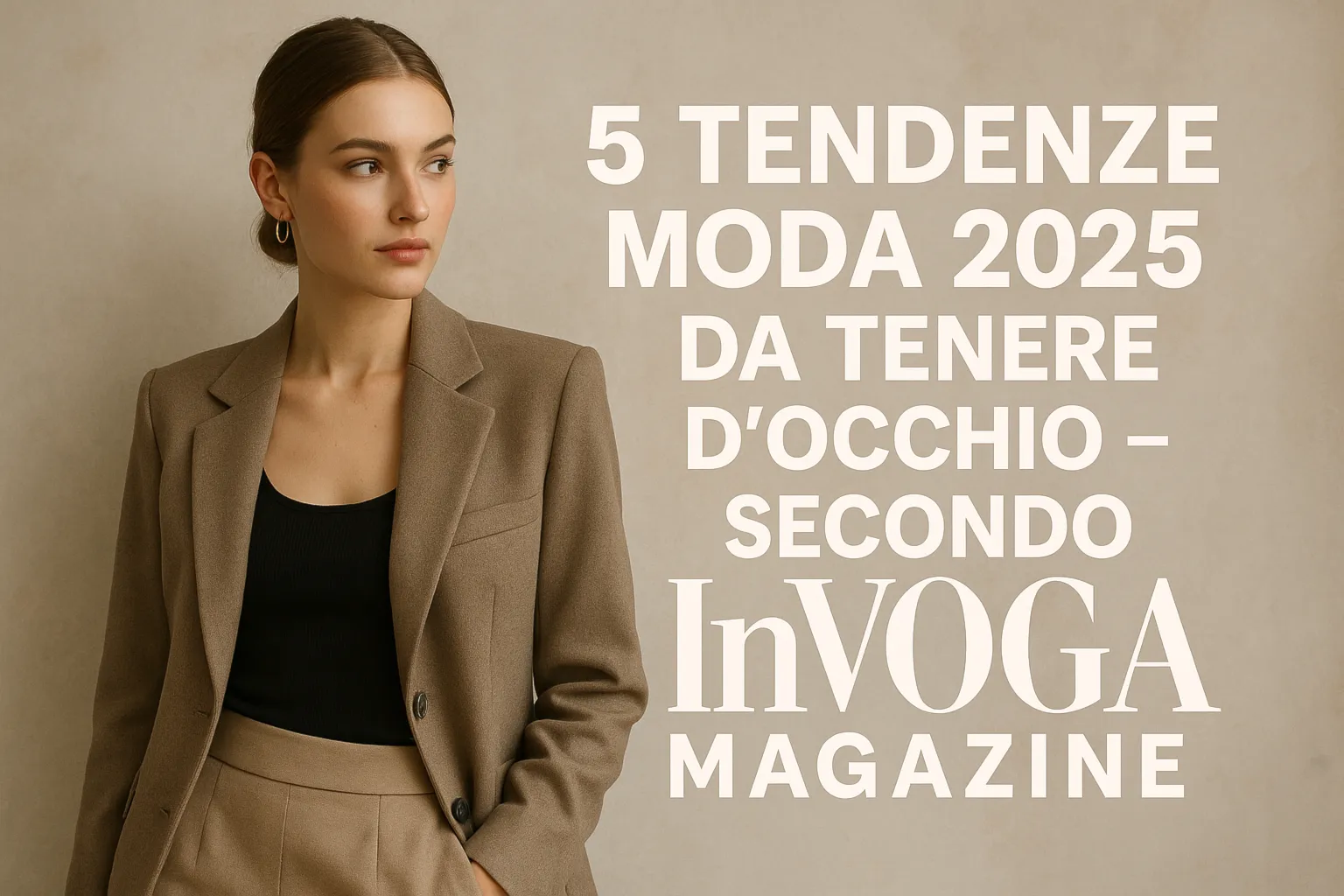5 tendenze moda 2025 da tenere d’occhio – secondo InVoga Magazine