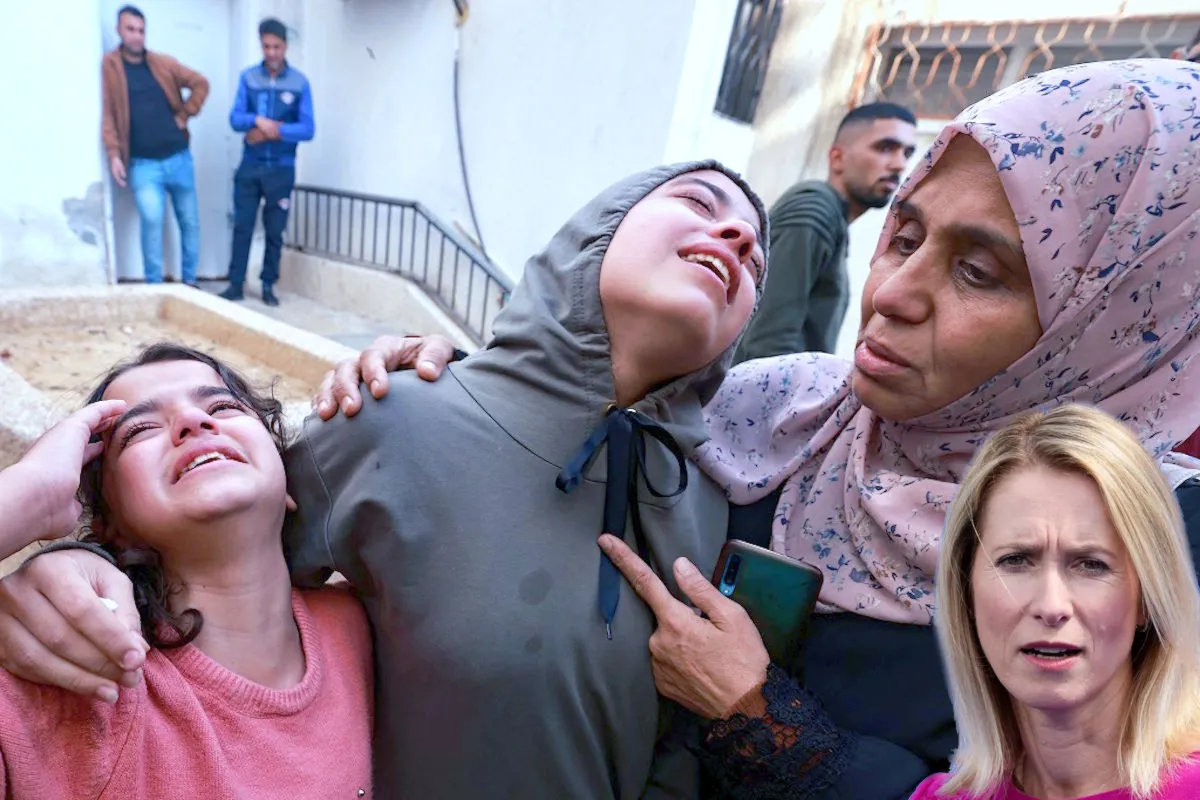 Kaja Kallas (Ue), dopo 60mila palestinesi uccisi, si è fatta venire dei dubbi sul rispetto dei diritti umani da parte dello Stato ebraico