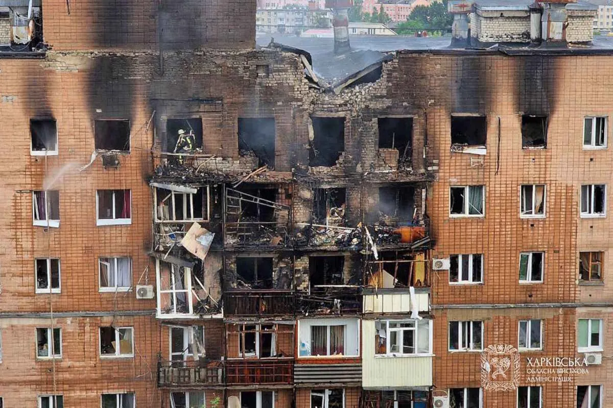 Pioggia di droni e missili su Kharkiv: 3 morti e 22 feriti, tra cui un neonato