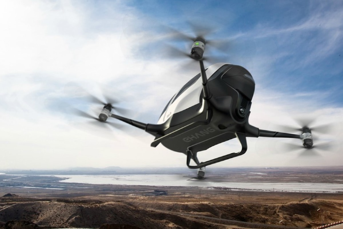 A Dubai parte il test per il primo taxi drone volante adibito al trasporto pubblico di persone