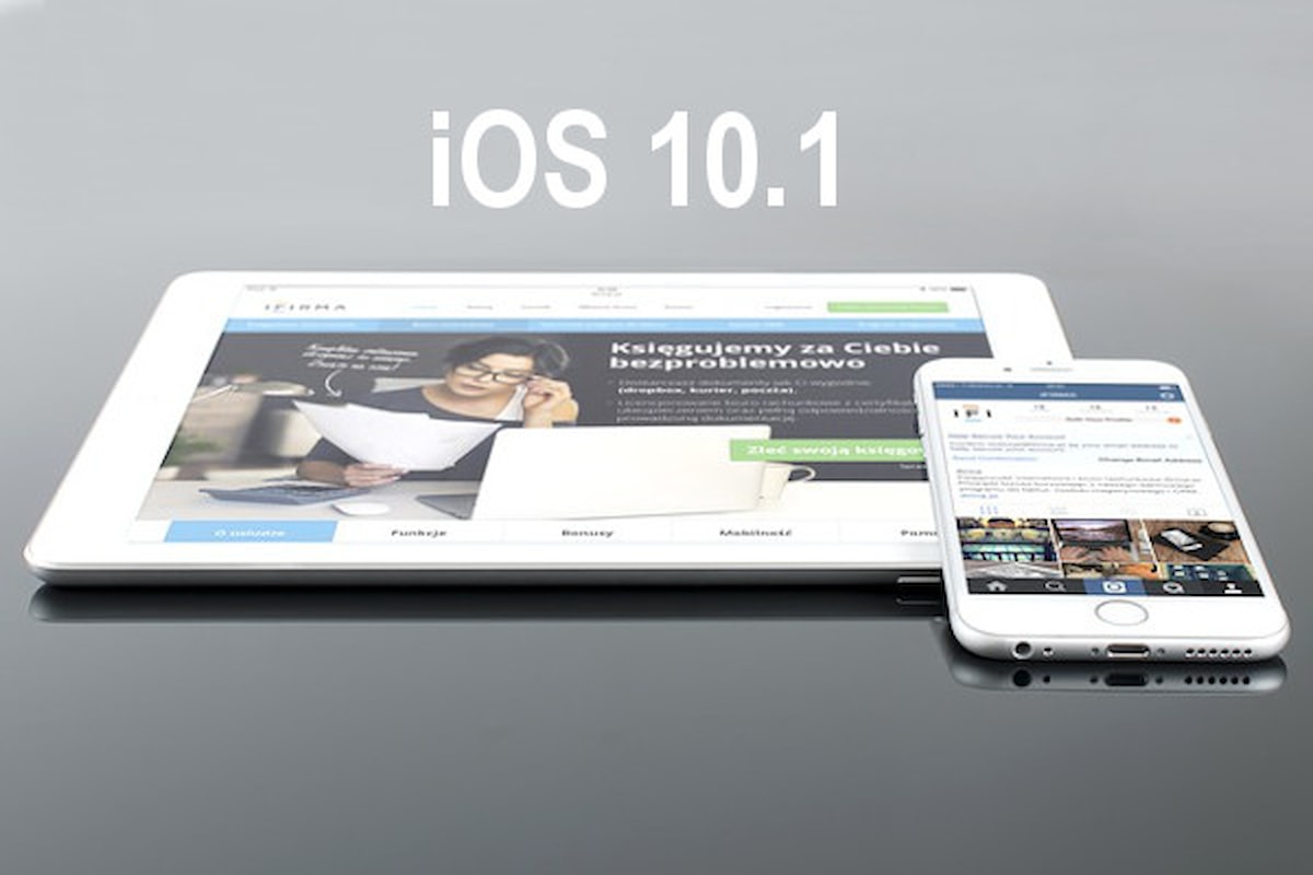 Apple rilascia il nuovo sistema operativo per iPhone e iPad: iOS 10.1
