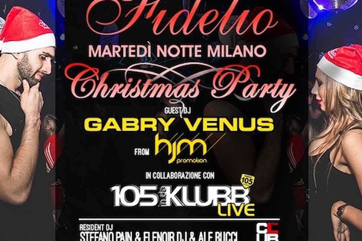 Gabry Venus (105 InDaKlubb) fa muovere Fidelio Milano c/o The Club