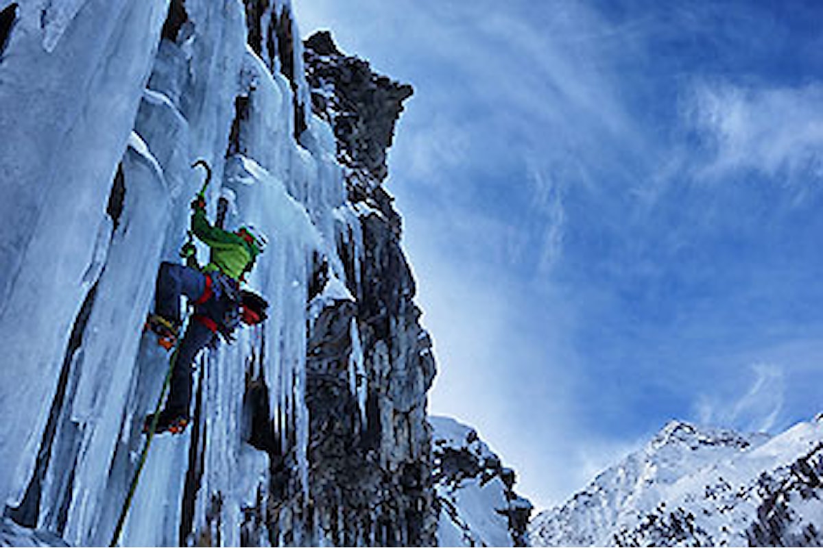 Ice Climbing Opening a Lillaz