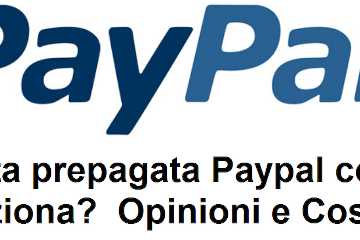 Come funziona la carta paypal online?