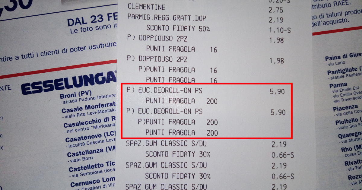 In Esselunga, con 12 euro, 600 punti Fragola, 12 codici Wow e 6 euro di sconto cash back virtuali