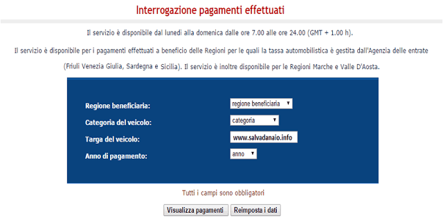 Guida per verificare il bollo auto correttamente