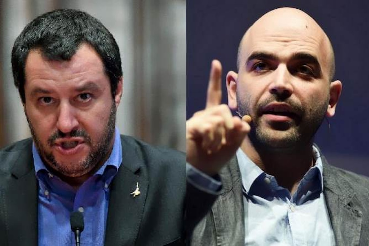 Salvini denuncia Saviano per averlo definito ministro della malavita, poi pubblica le dichiarazioni di un mafioso sul proprio profilo Facebook