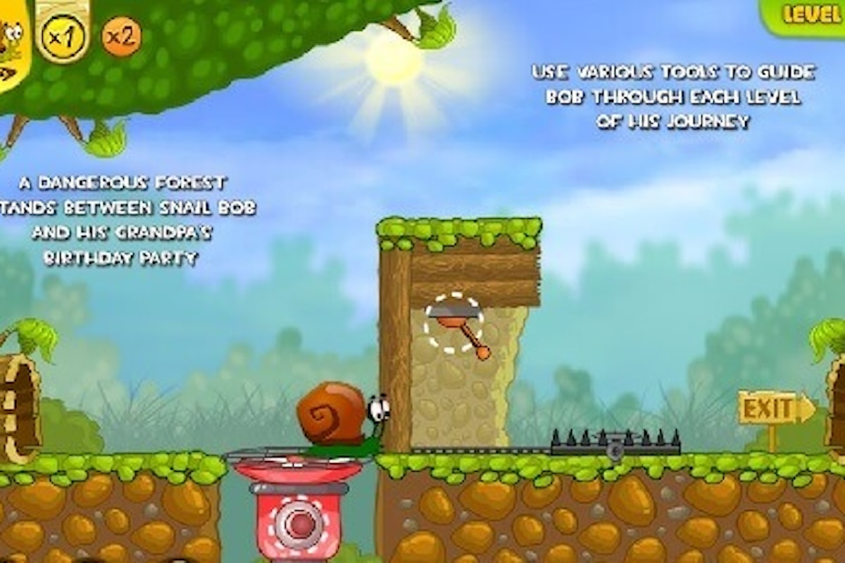 Snail Bob, videogioco adatto ai piccolissimi