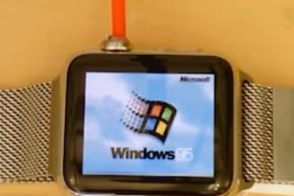 Apple Watch con le finestre colorate? Un programmatore riesce a farci girare Windows 95!