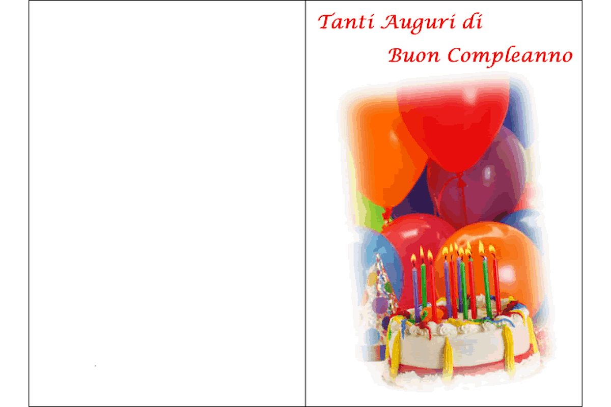 I migliori biglietti di auguri per compleanno