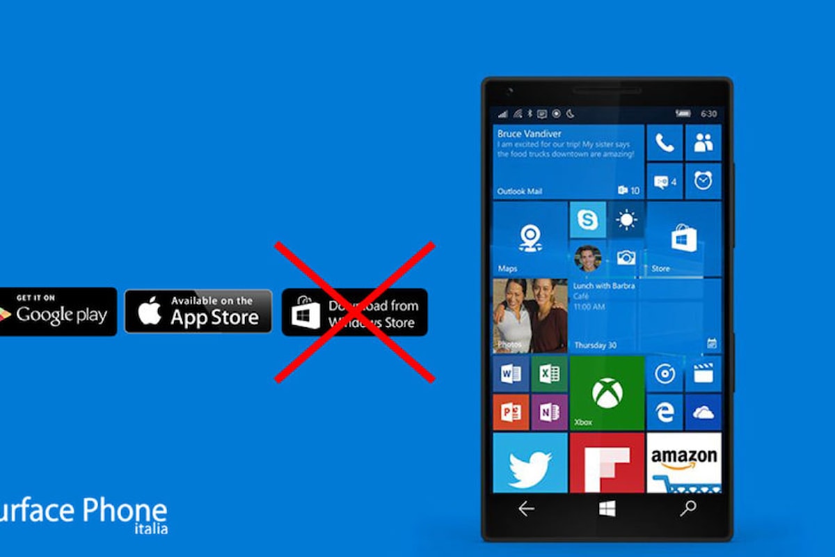 Windows 10 mobile e il problema delle app