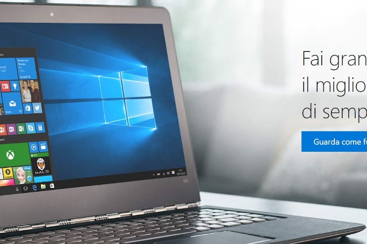 Windows 10, Microsoft annuncia il primo aggiornamento ad un anno dall'uscita.