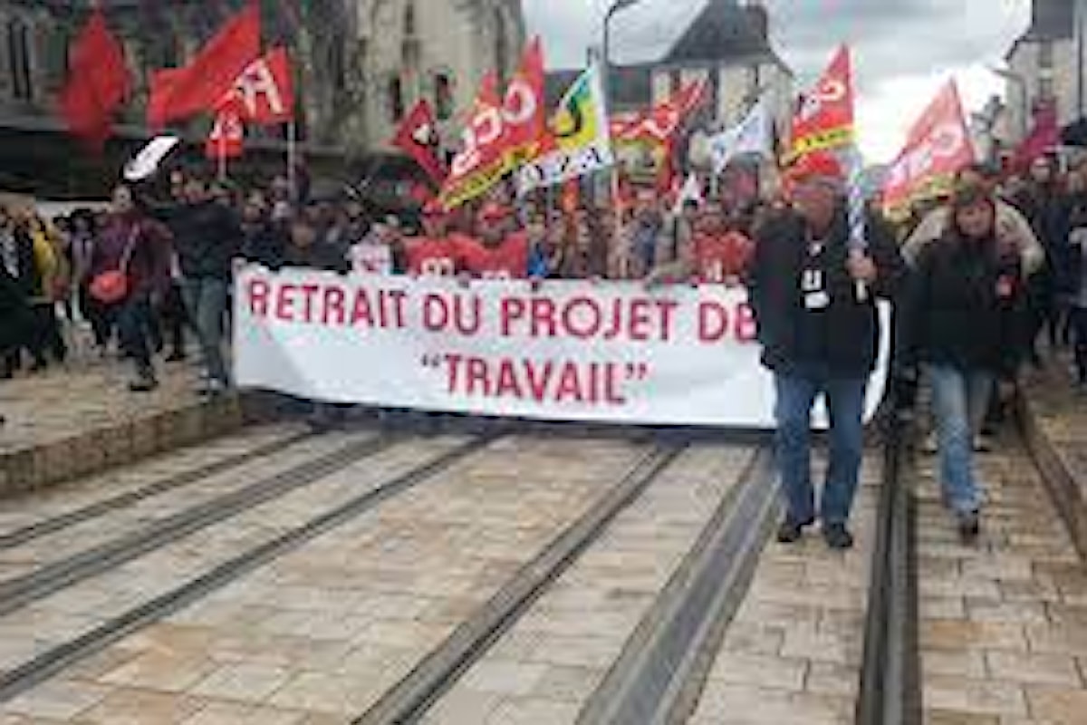 Sempre più duro in Francia lo scontro fra governo e sindacati sulla riforma del lavoro
