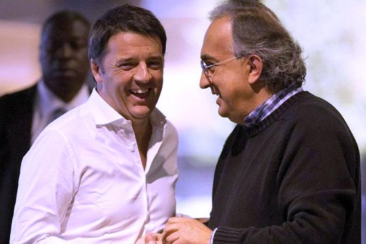 Oltre che a De Benedetti, Matteo Renzi chiedeva consigli anche a Marchionne