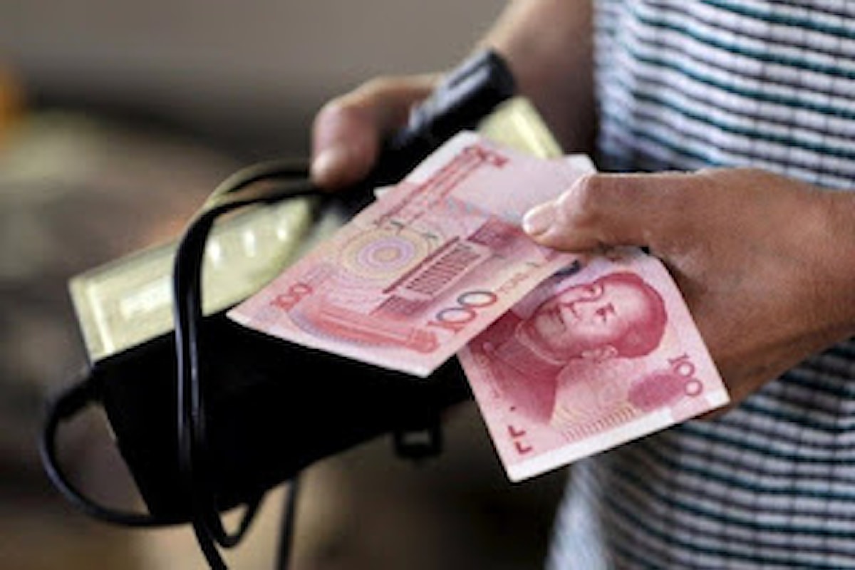 Scivolone dello Yuan, sul dollaro toccati i minimi da 6 anni
