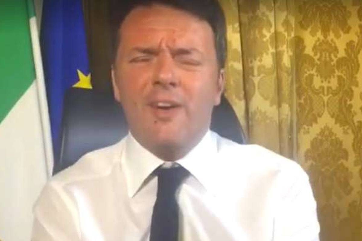 Renzi di nuovo su facebook per rilanciare la propria immagine