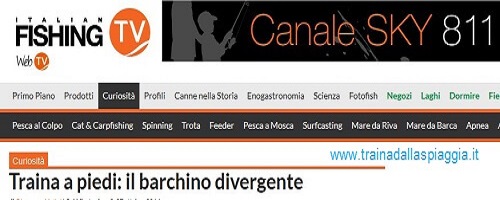 la traina dalla spiaggia senza barca è possibile, ce lo spiega fishing tv